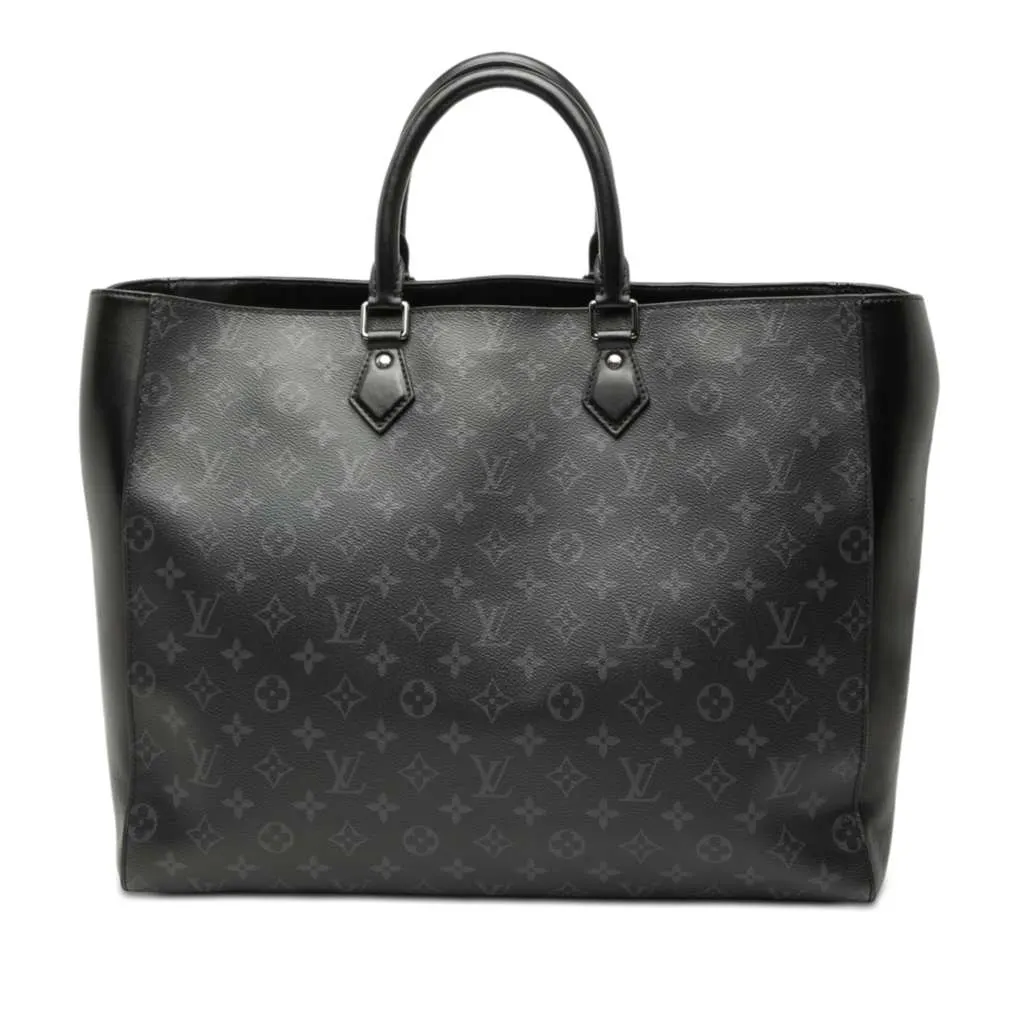 Louis Vuitton Monogram Eclipse Grand Sac Tote Black Very good - Front View