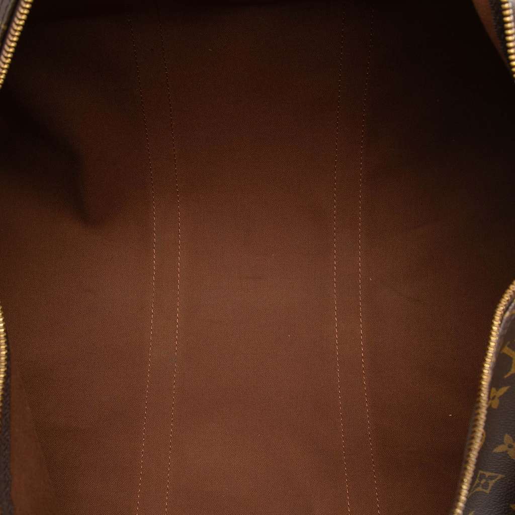 Louis Vuitton Monogram Keepall 50 Brown Fair condition - Model View