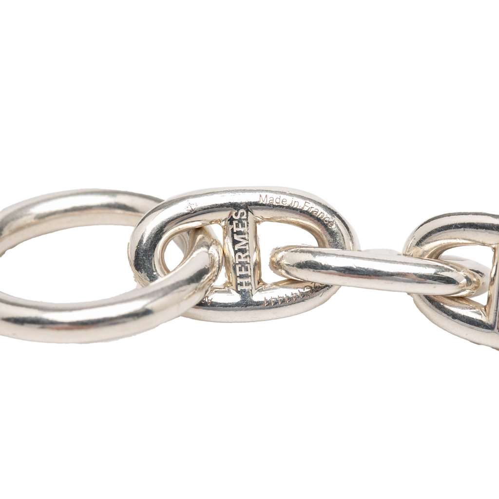Hermès Sterling Silver Chaine d'ancre Bracelet MM Silver Silver Good condition - Box View