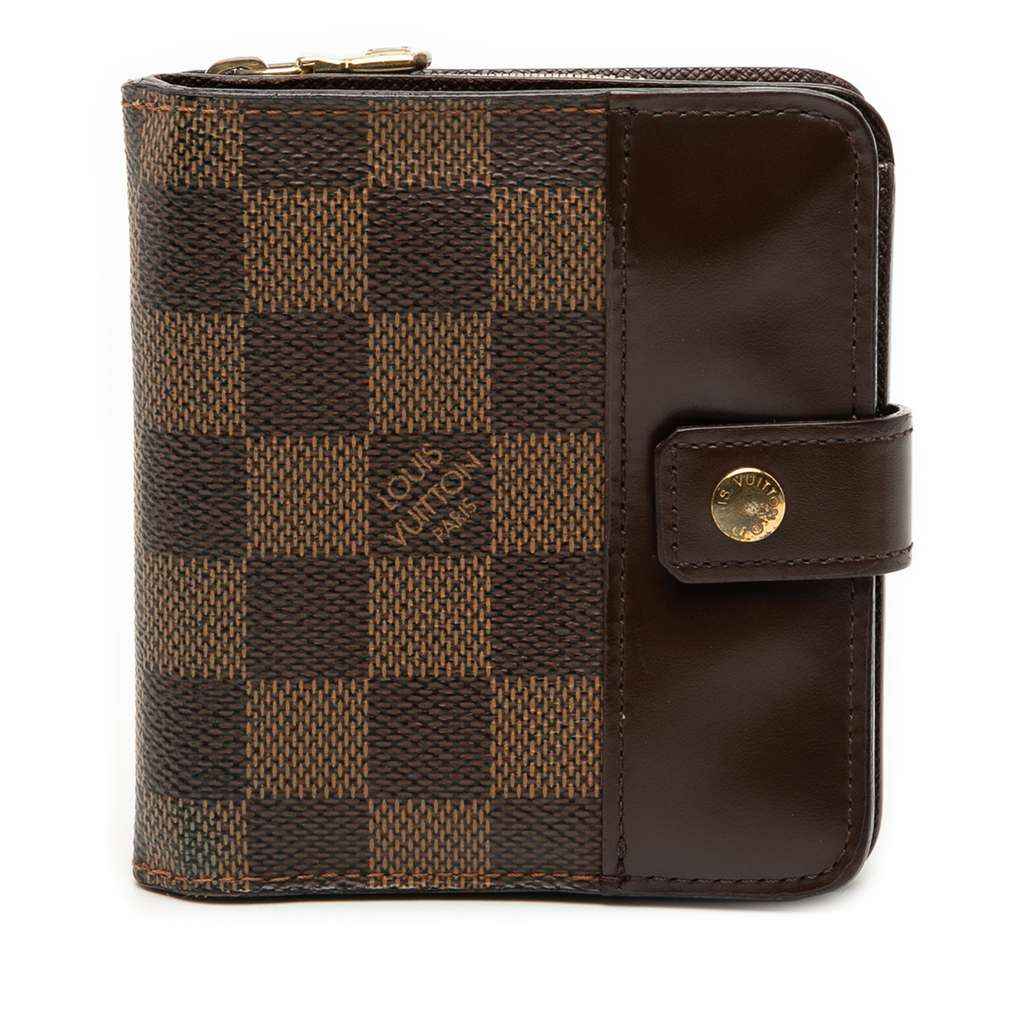 Louis Vuitton Damier Ebene Compact Zip Wallet