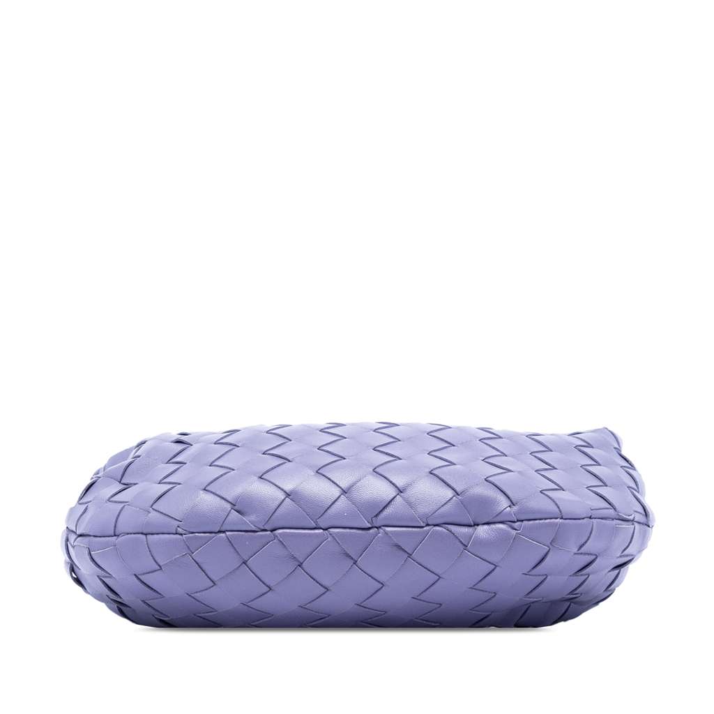 Bottega Veneta Mini Nappa Intrecciato Jodie Purple Leather Good condition - Inside View