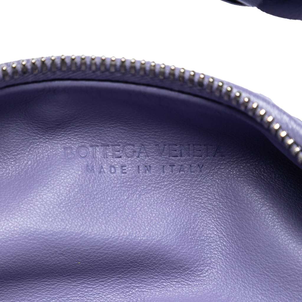 Bottega Veneta Mini Nappa Intrecciato Jodie Purple Leather Good condition - Box View