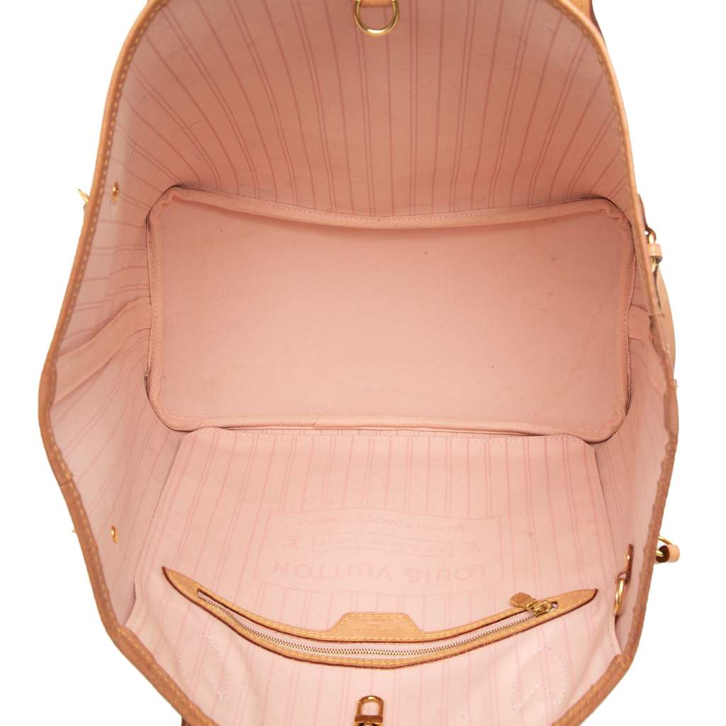 Louis Vuitton Damier Azur Neverfull MM White Good condition - Model View