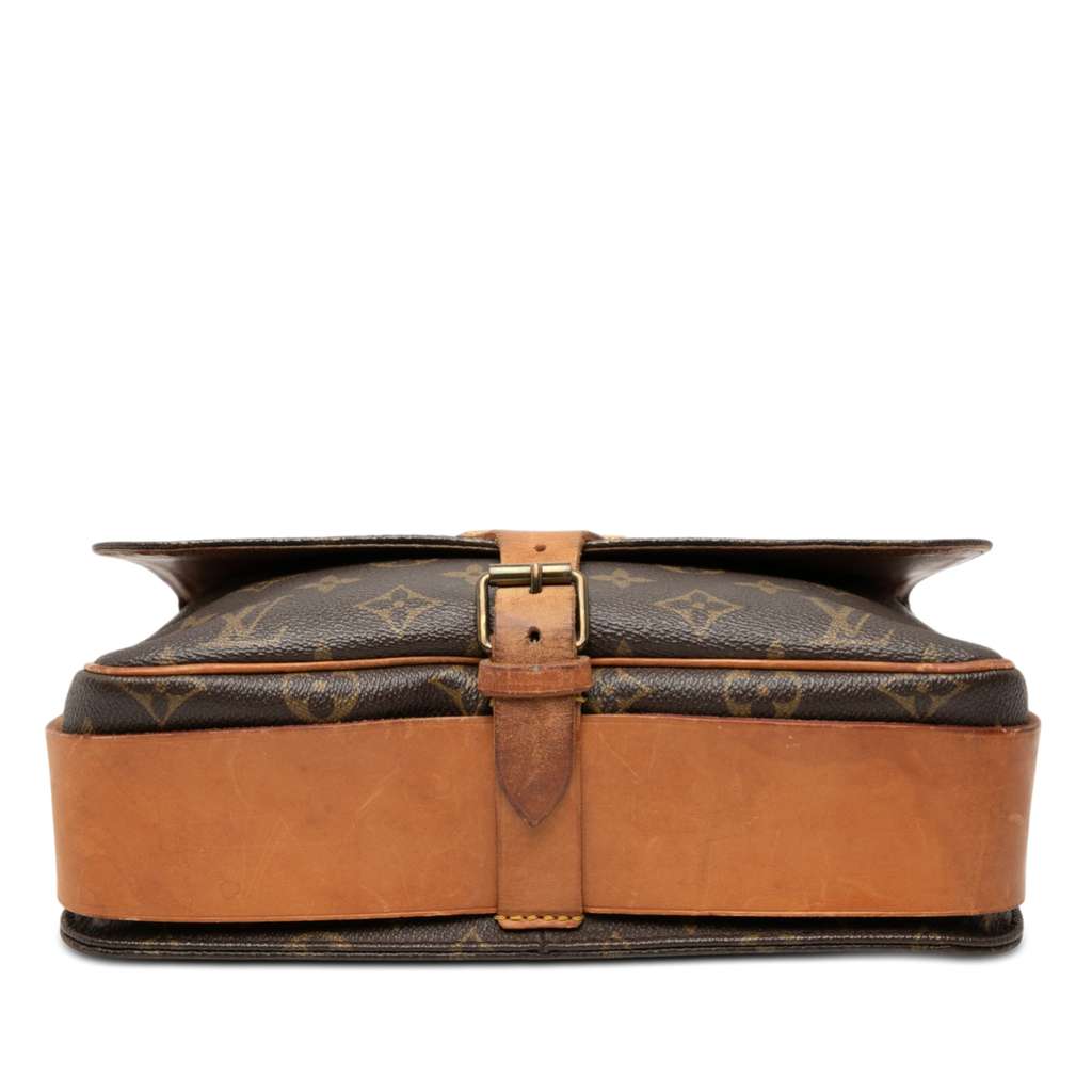 Louis Vuitton Monogram Cartouchiere GM Brown Good condition - Inside View