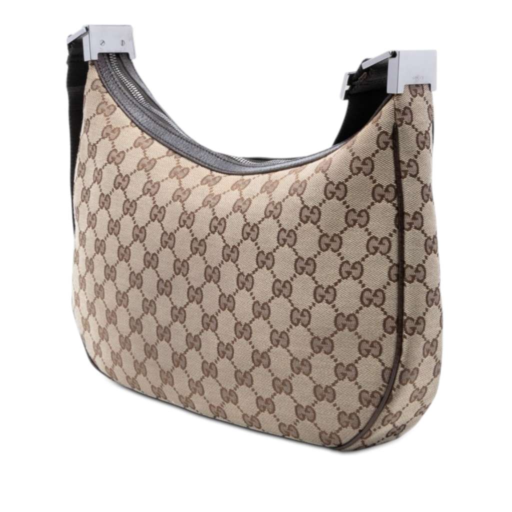 Gucci GG Canvas Crossbody Beige Canvas Good condition - Back View