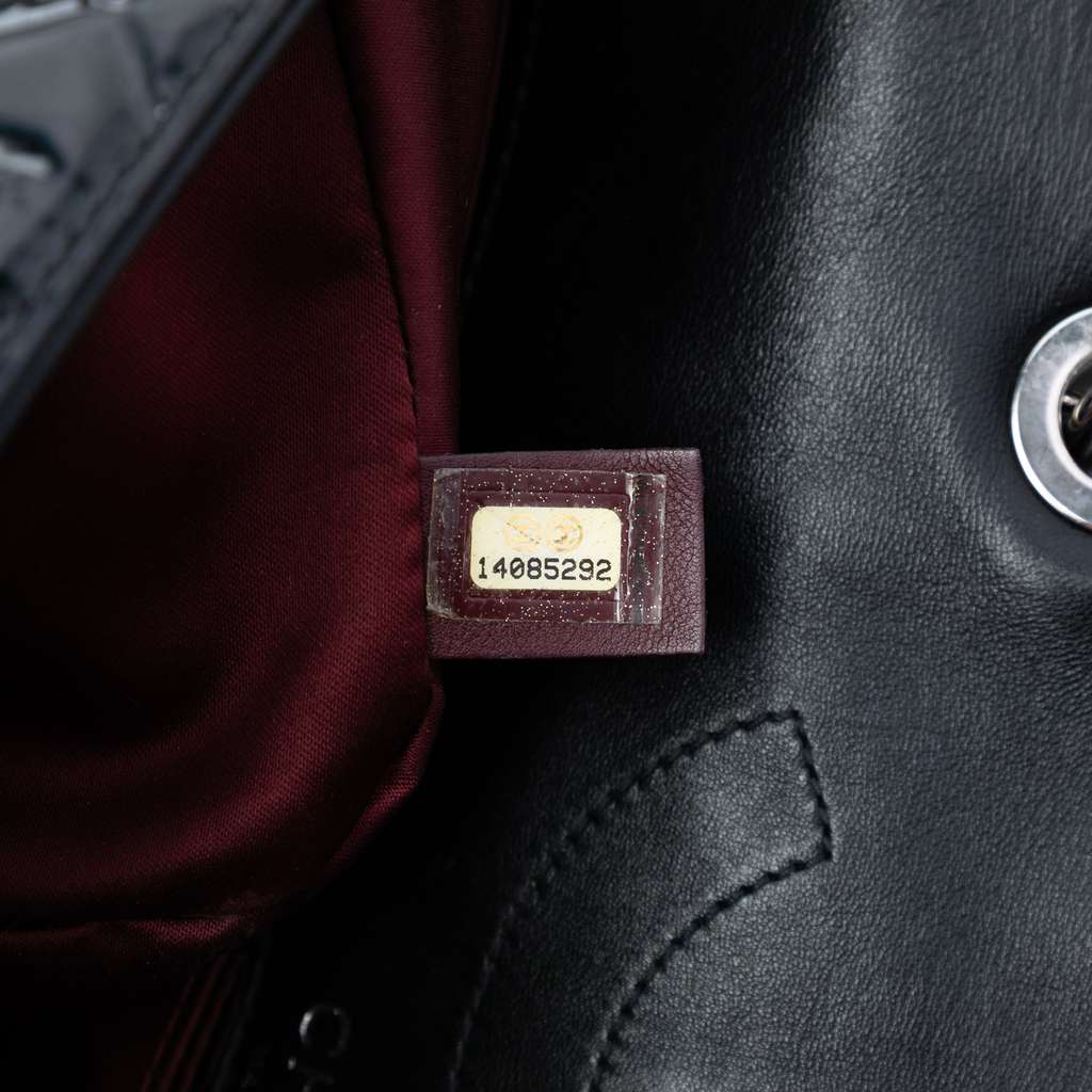 Chanel Jumbo Patent Embossed Lucky Symbols Flap Black Leather Good condition - Box View