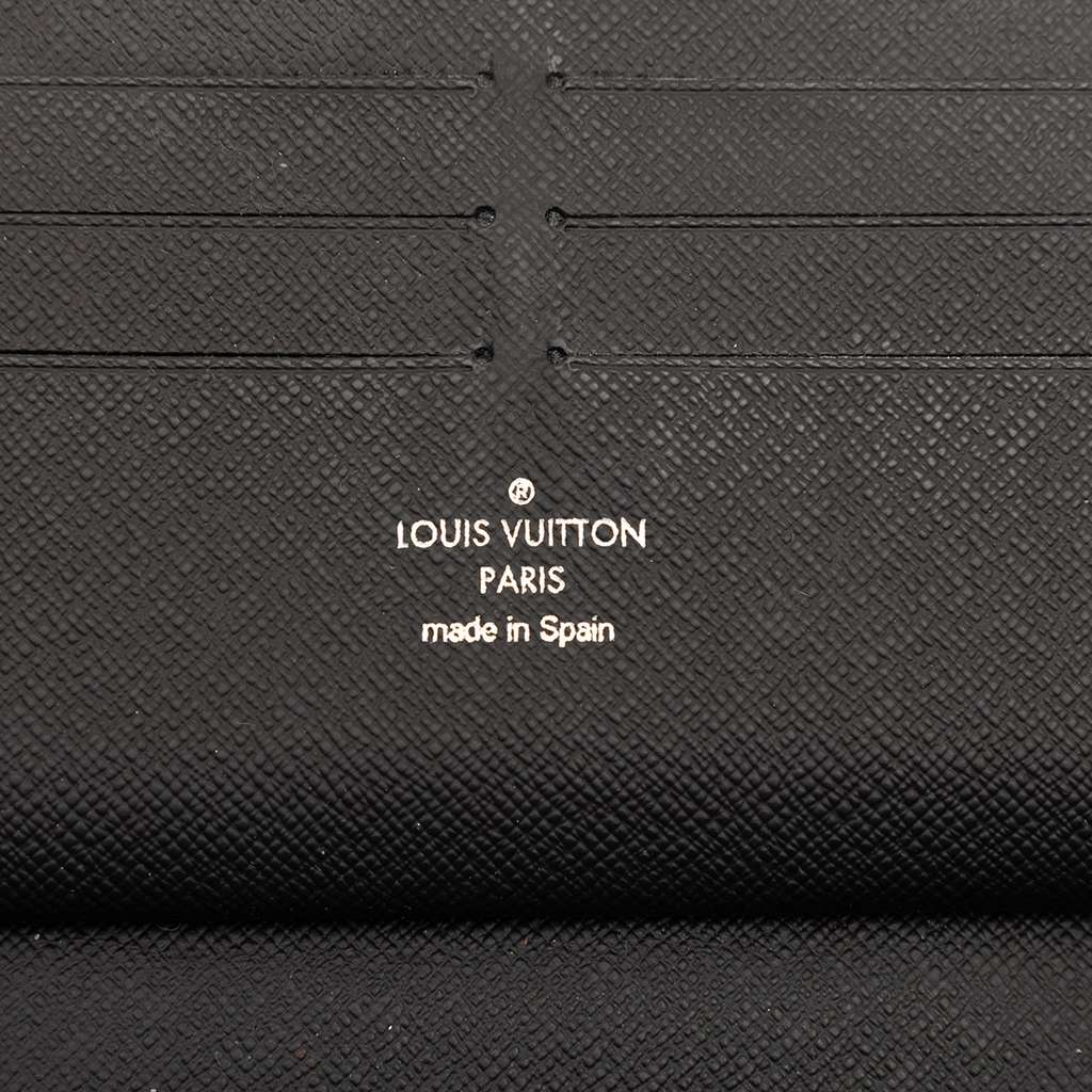Louis Vuitton Epi Zippy Long Wallet Black Leather Good condition - Box View