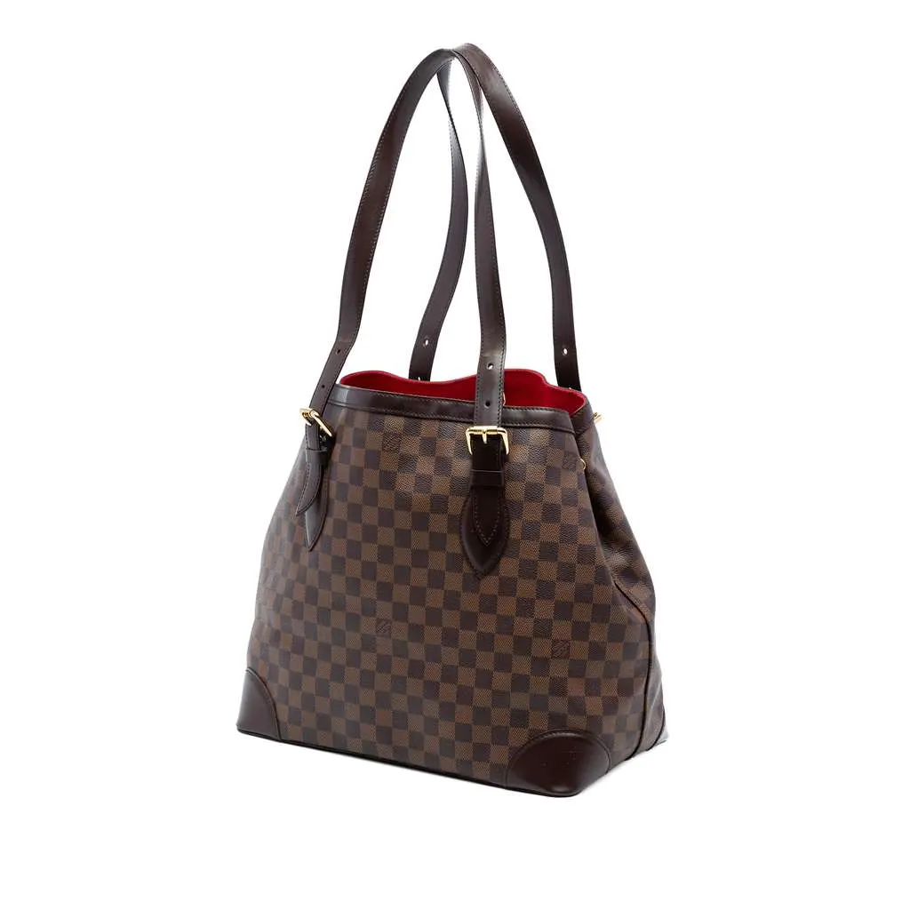 Louis Vuitton Damier Ebene Hampstead GM Brown Very good - Back View
