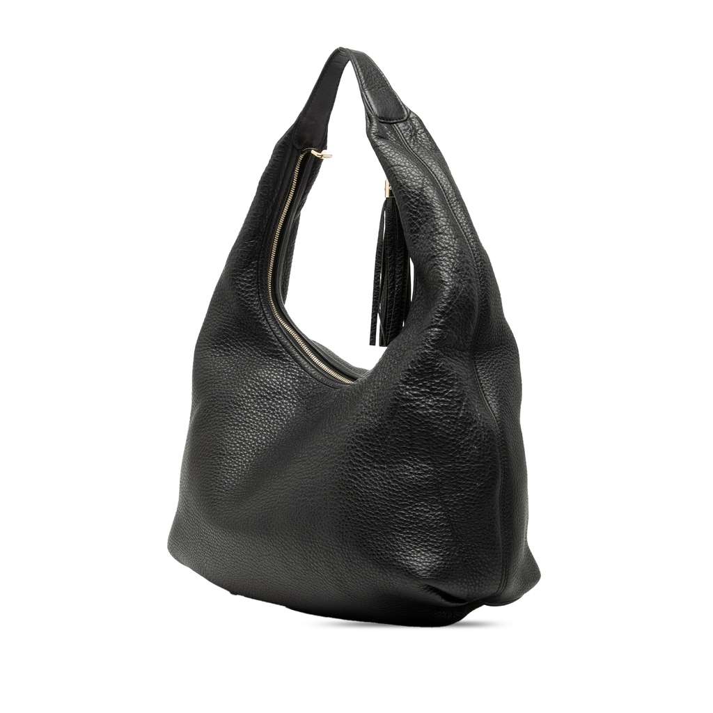 Gucci Leather Soho Hobo Black Leather Good condition - Back View