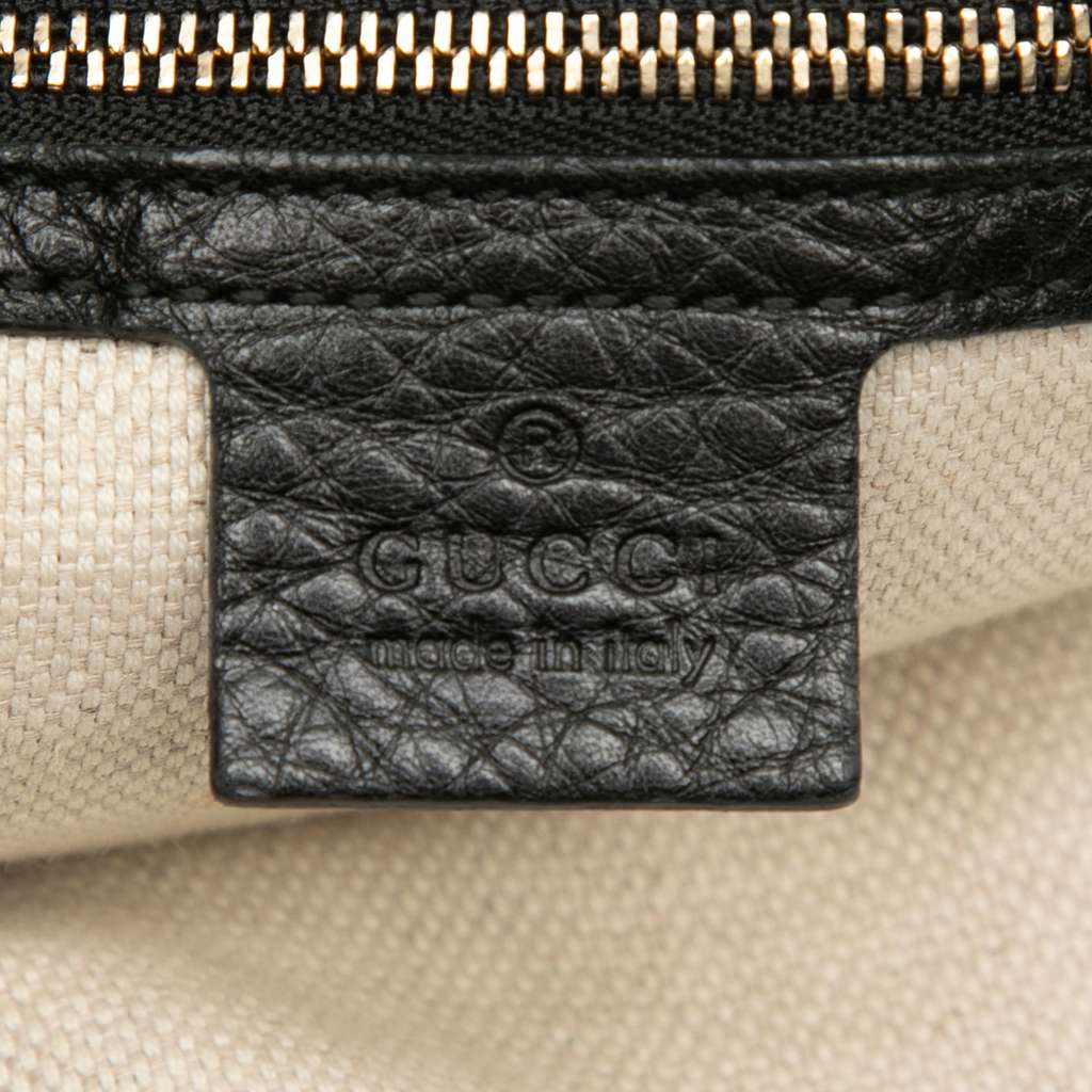 Gucci Leather Soho Hobo Black Leather Good condition - Box View