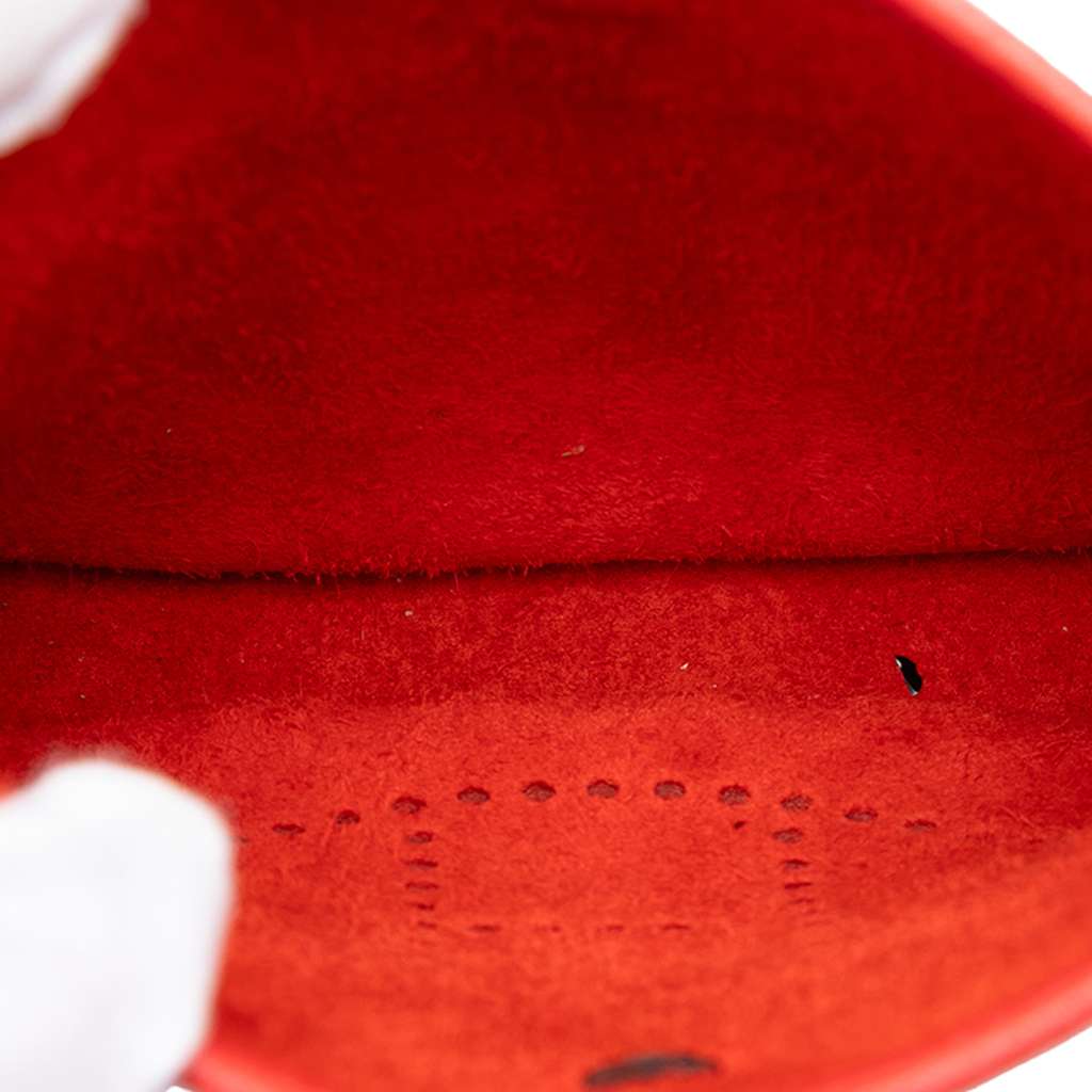 Hermès Clemence Evelyne I TPM Red Leather Good condition - Model View