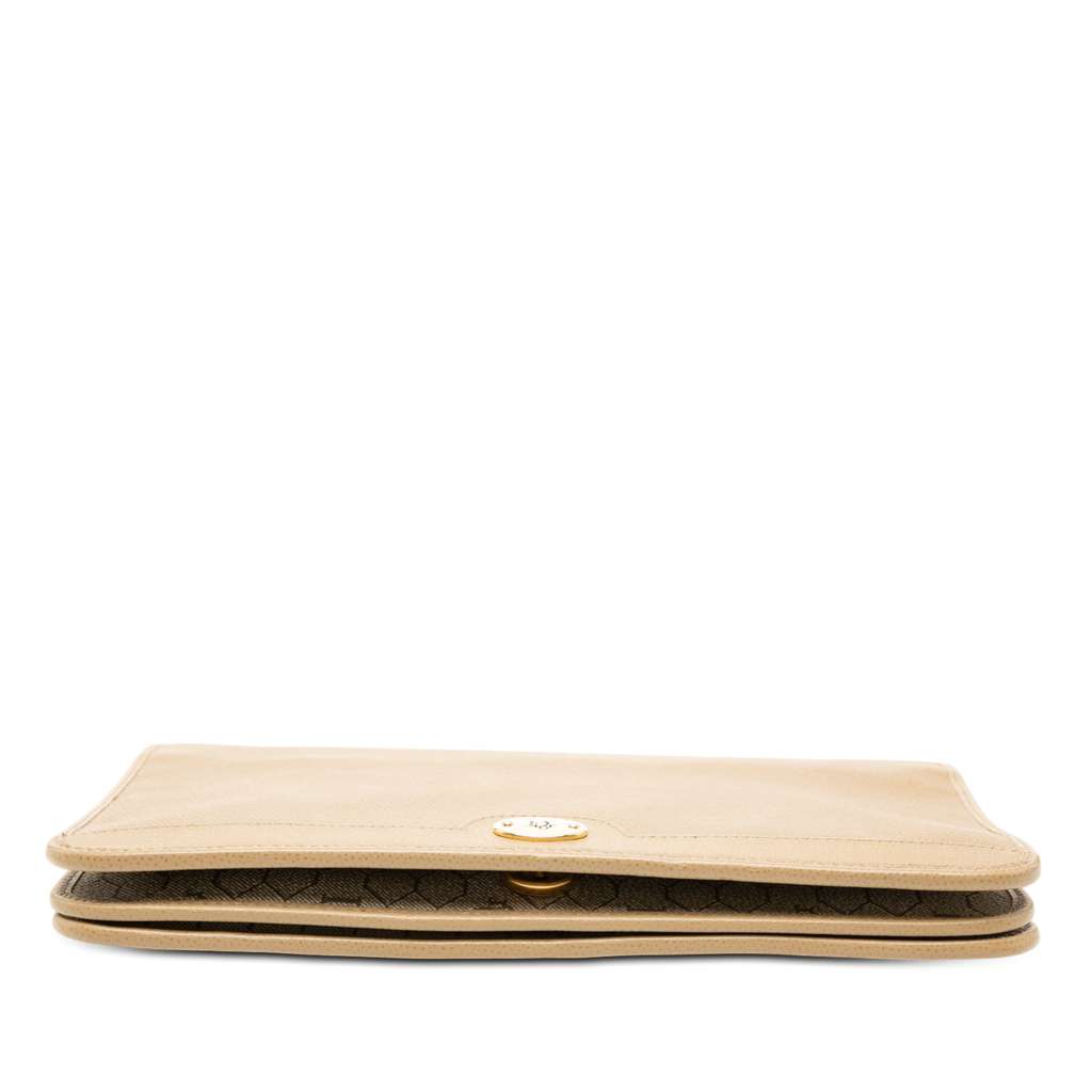 Dior Leather Chain Shoulder Bag Brown Leather Good condition - Inside View