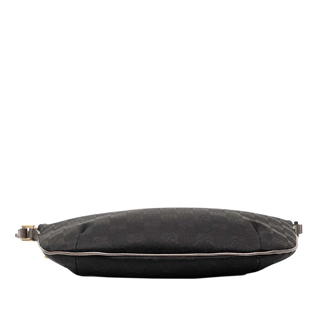 Gucci GG Canvas Shoulder Bag Black Canvas Good condition - Inside View