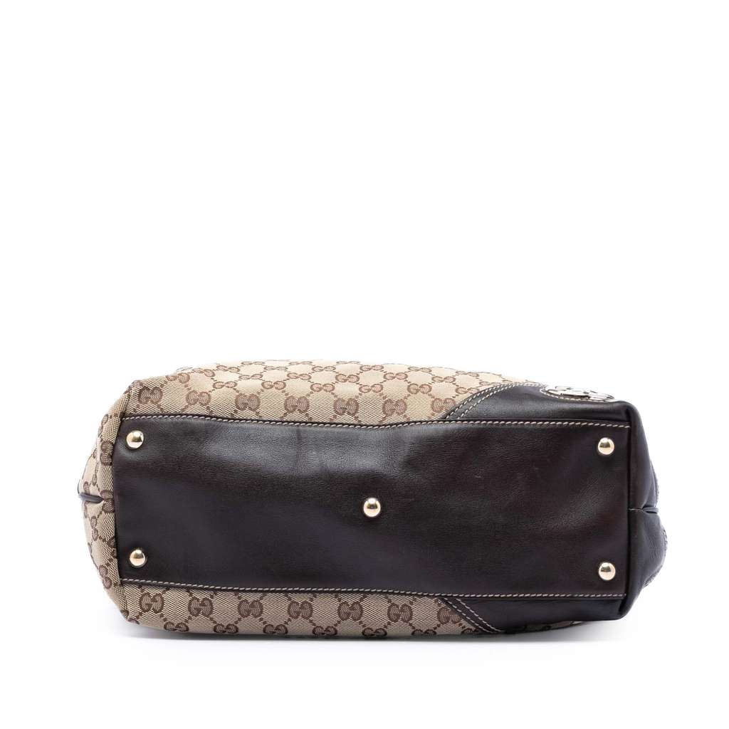 Gucci Large GG Canvas New Britt Tote Beige Canvas Good condition - Inside View