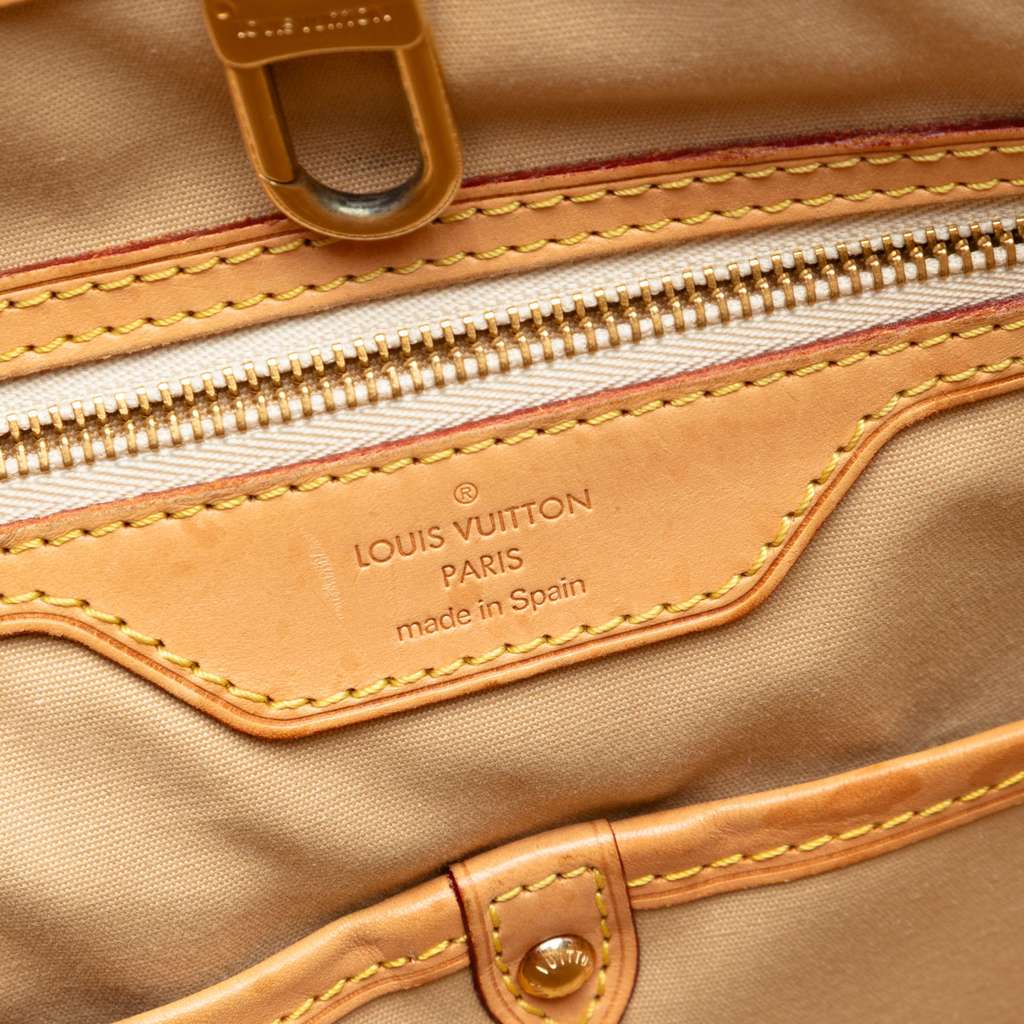 Louis Vuitton Damier Azur Pampelonne PM White Good condition - Box View