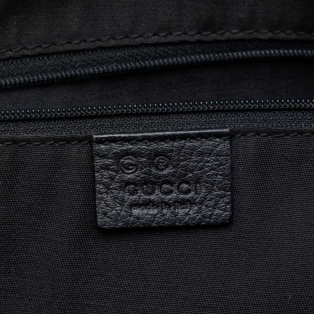 Gucci GG Denim Abbey D Ring Tote Black Denim Good condition - Box View