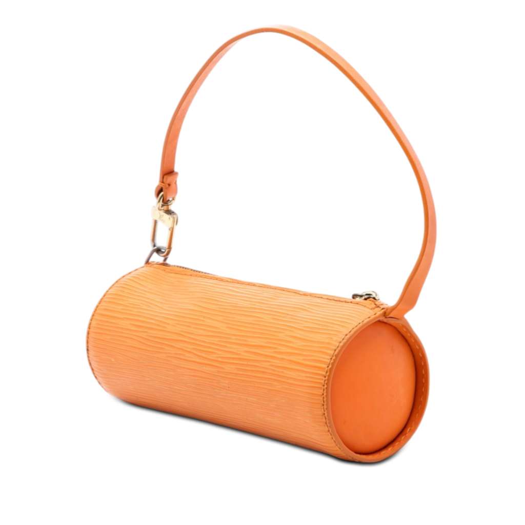 Louis Vuitton Epi Pochette Papillon Orange Leather Good condition - Back View