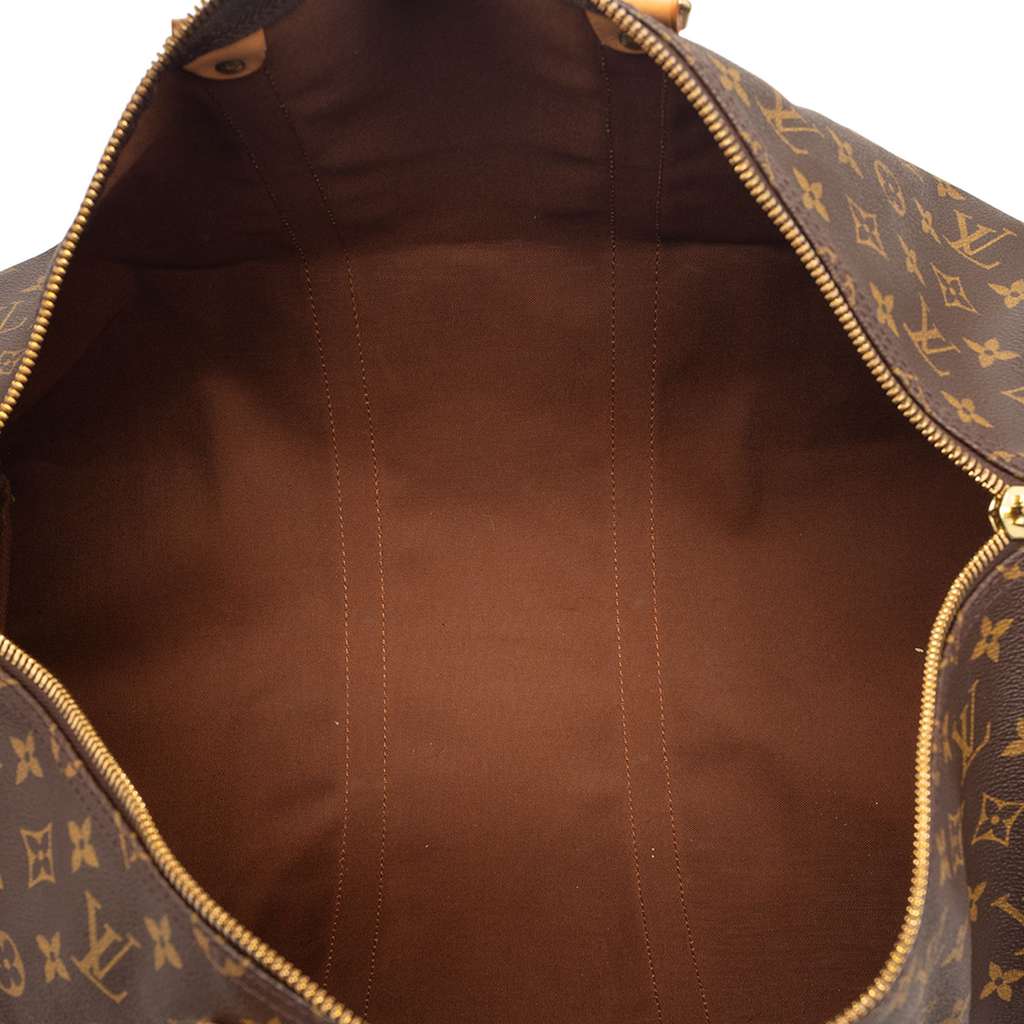 Louis Vuitton Monogram Keepall 50 Brown Good condition - Model View