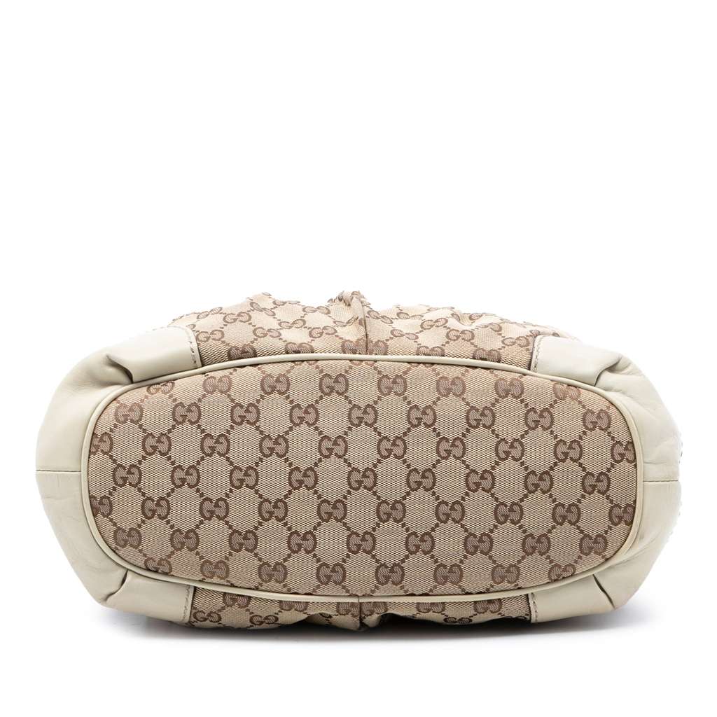 Gucci GG Canvas Sukey Satchel Beige Canvas Good condition - Inside View