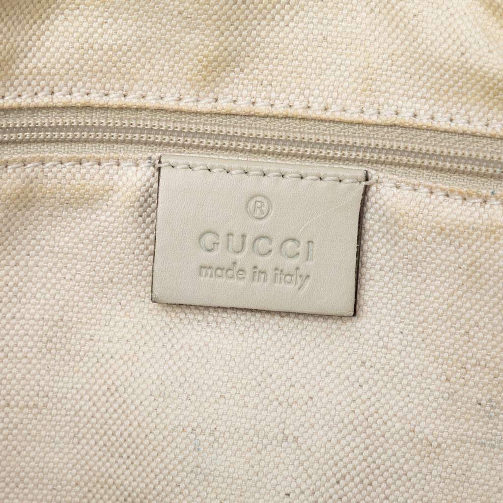 Gucci GG Canvas Sukey Satchel Beige Canvas Good condition - Box View