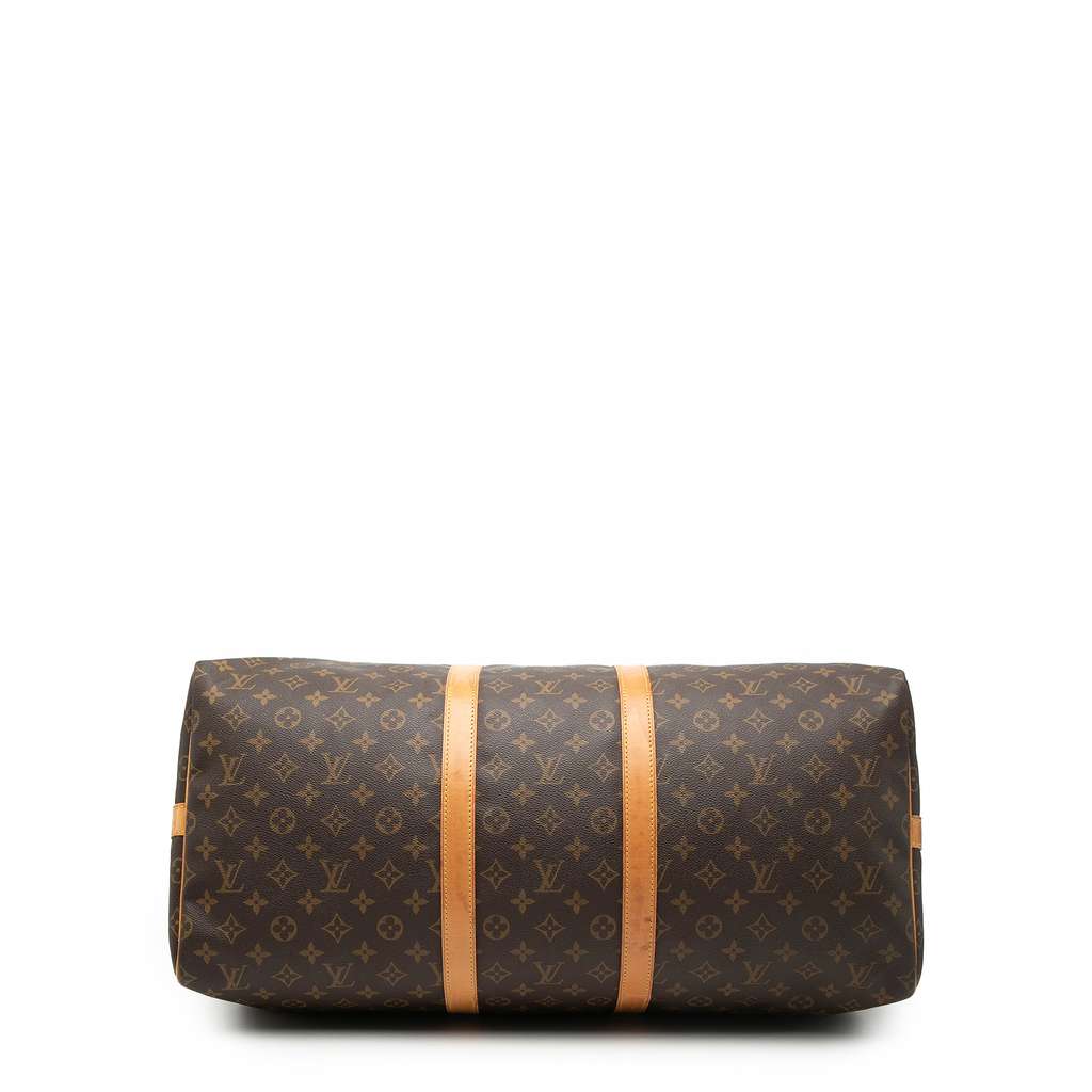 Louis Vuitton Monogram Keepall Bandouliere 55 Brown Good condition - Inside View
