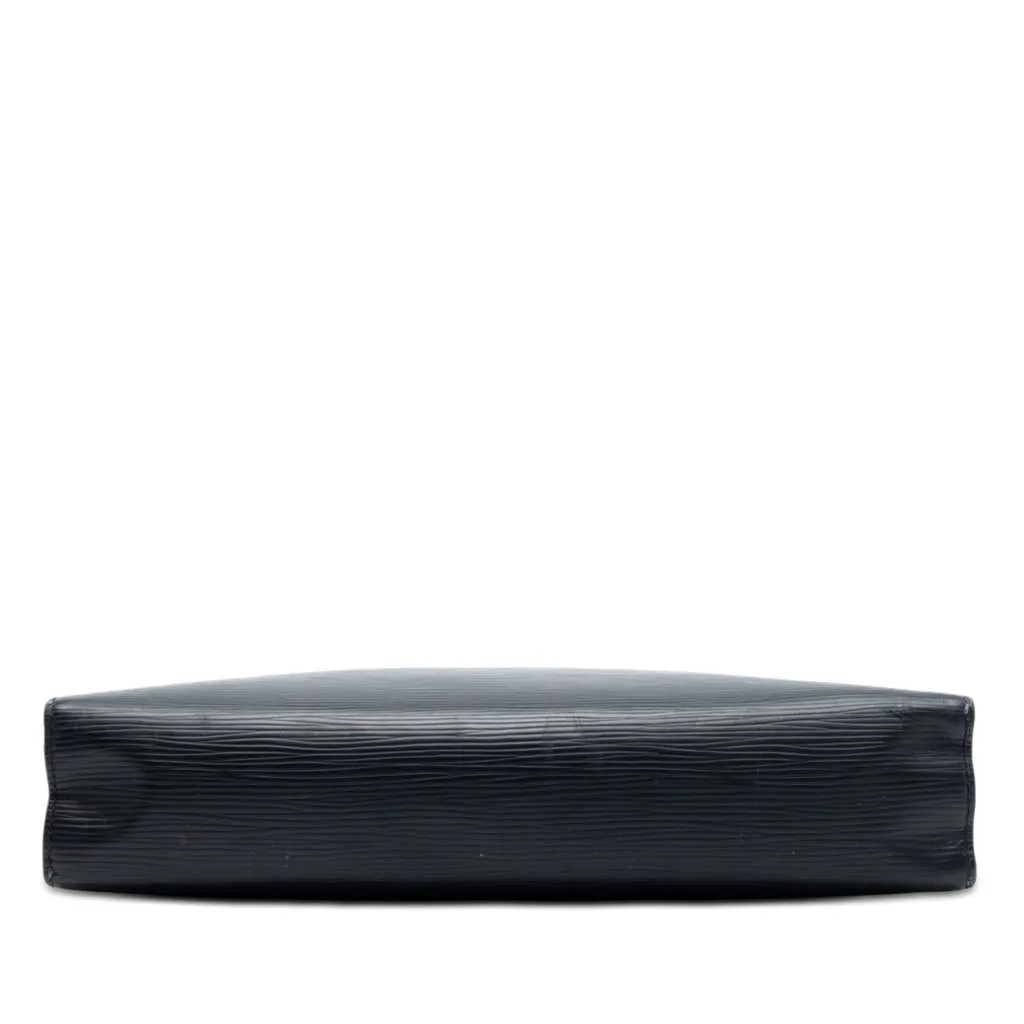 Louis Vuitton Epi Monogram Eclipse Pochette Voyage MM Black Leather Very good - Inside View