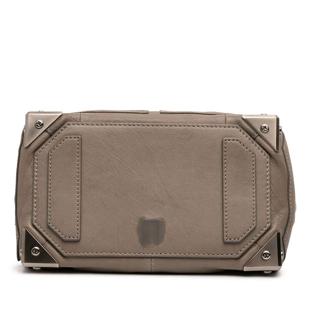 Alexander Wang Leather Fold Over Trunk Adele Clutch Brown Leather Good condition - Inside View