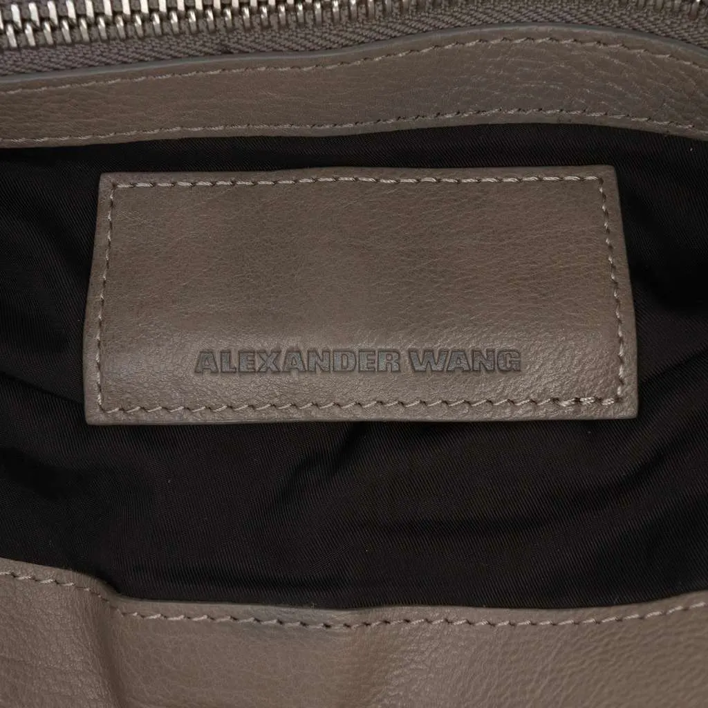 Alexander Wang Leather Fold Over Trunk Adele Clutch Brown Leather Very good - Box View