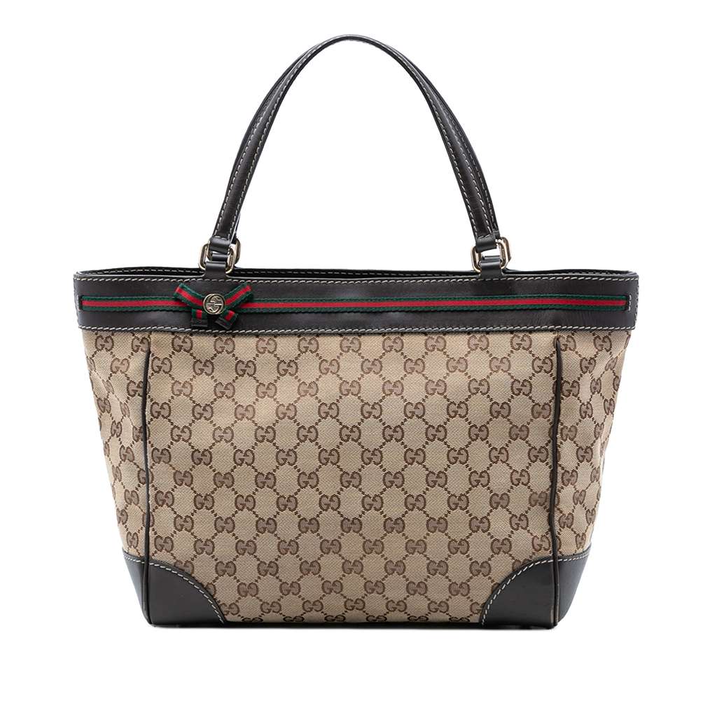 Gucci GG Canvas Web Mayfair Tote