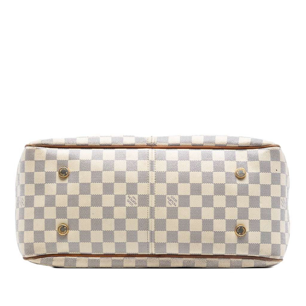 Louis Vuitton Damier Azur Figheri GM White Good condition - Inside View