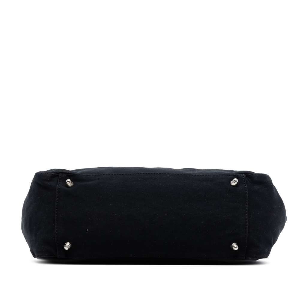 Fendi Jersey Handbag Black Cotton Good condition - Inside View