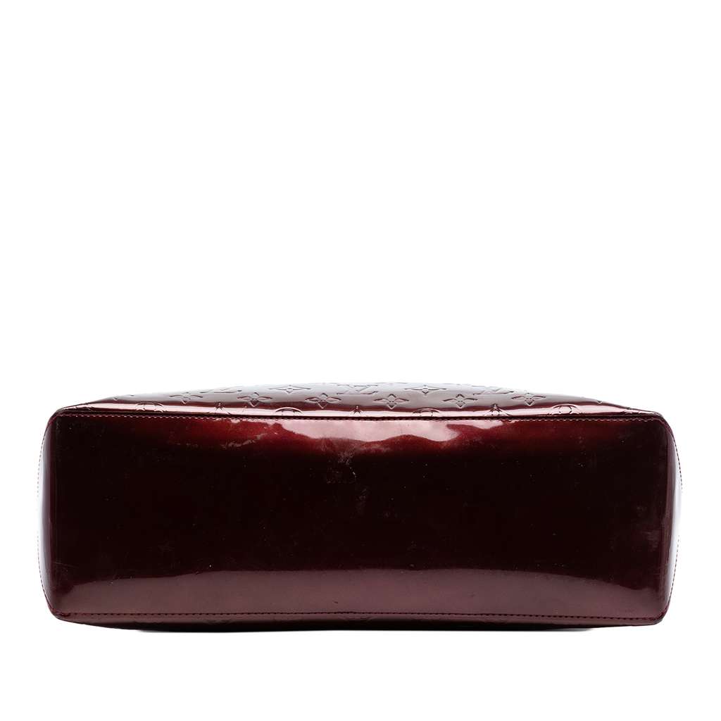 Louis Vuitton Monogram Vernis Wilshire MM Red Leather Good condition - Inside View