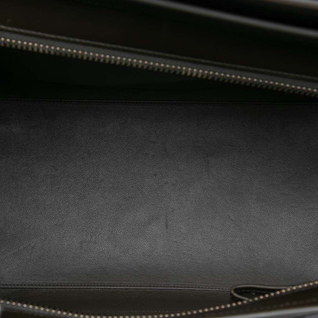 Celine Mini Tricolor Nubuck and Smooth Calfskin Luggage Tote Yellow Leather Good condition - Model View