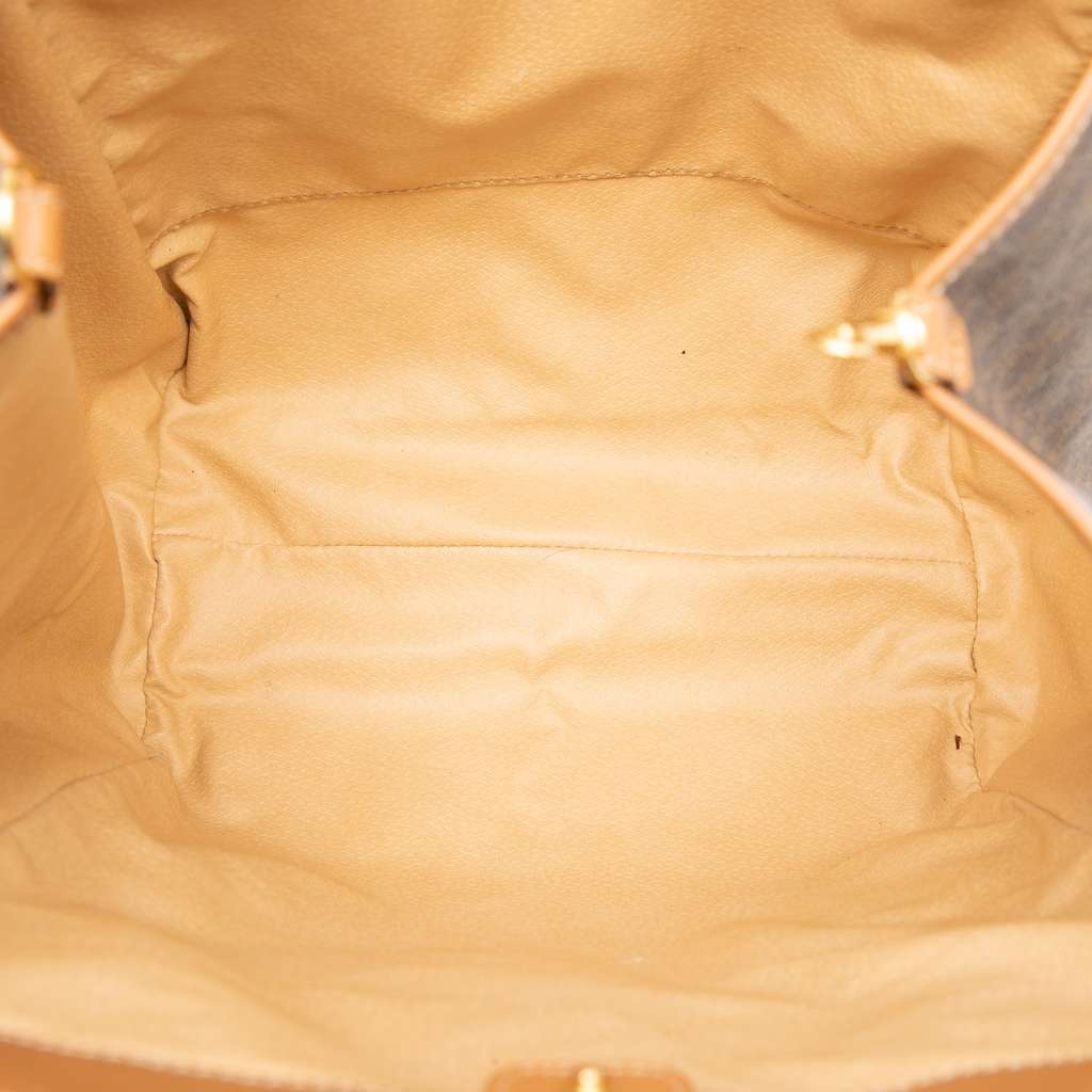 Celine Macadam Coated Canvas Tote Brown Canvas Good condition - Model View