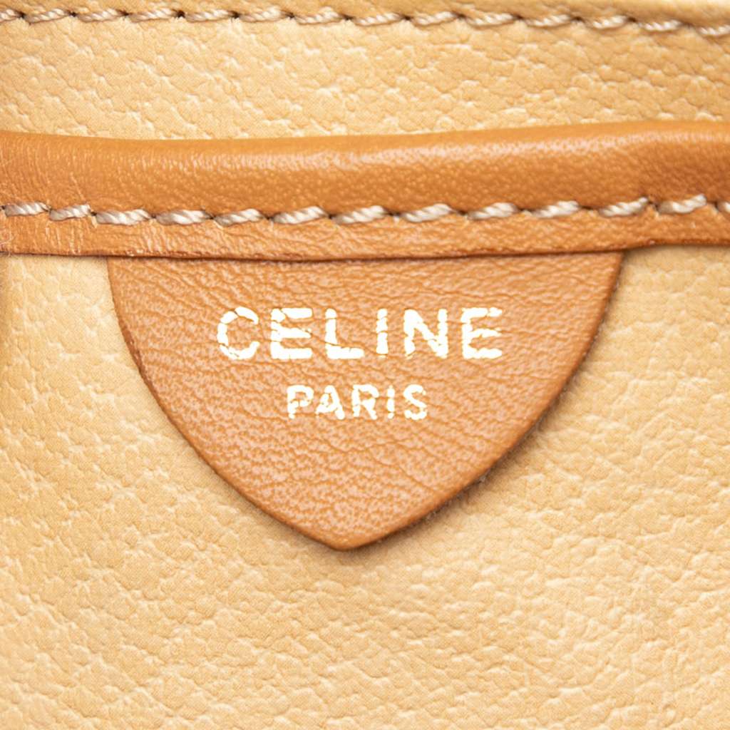 Celine Macadam Coated Canvas Tote Brown Canvas Good condition - Box View