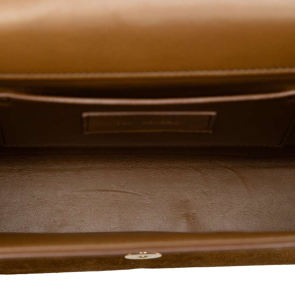 Saint Laurent Medium Suede Monogram Kate Tassel Crossbody Brown Leather Good condition - Model View