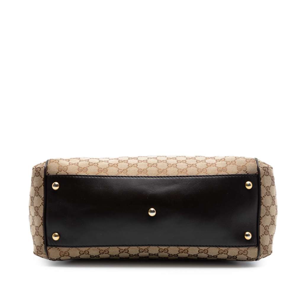 Gucci Medium GG Canvas Scarlett Satchel Beige Canvas Good condition - Inside View