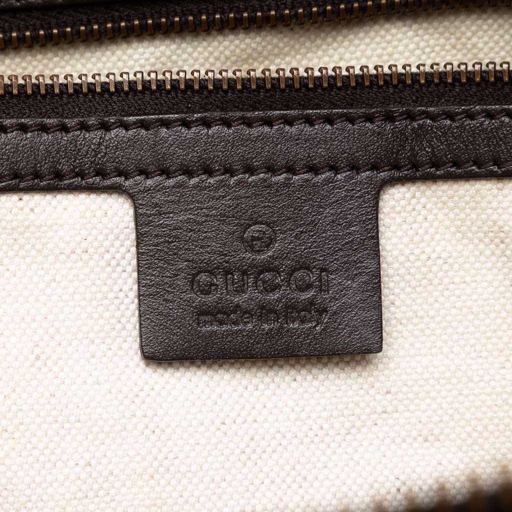 Gucci Medium GG Canvas Scarlett Satchel Beige Canvas Good condition - Box View