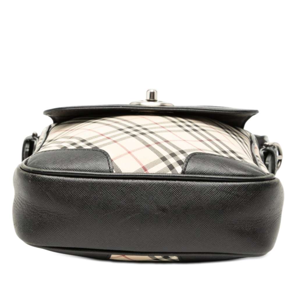 Burberry Nova Check Canvas Crossbody Beige Canvas Good condition - Inside View