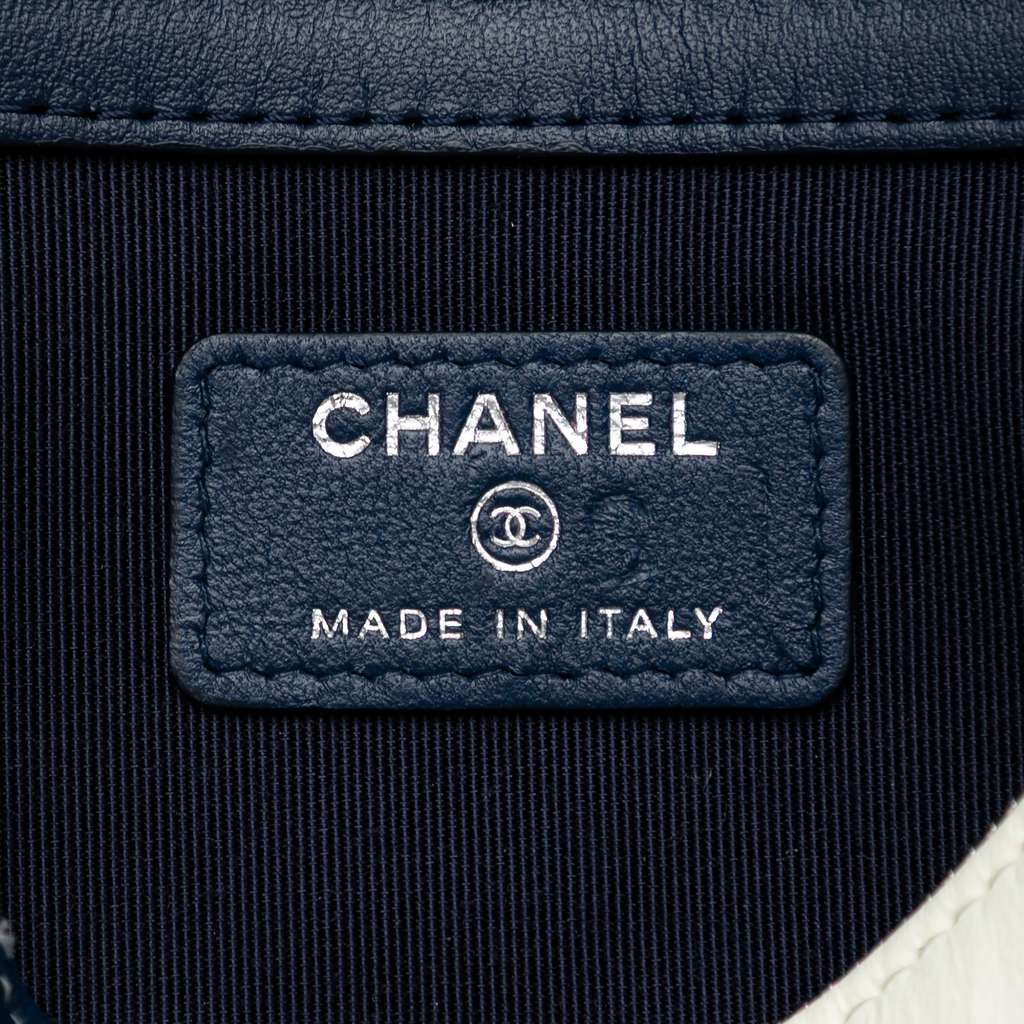 Chanel CC Lambskin Patchwork Tassel Clutch Red Leather Good condition - Box View