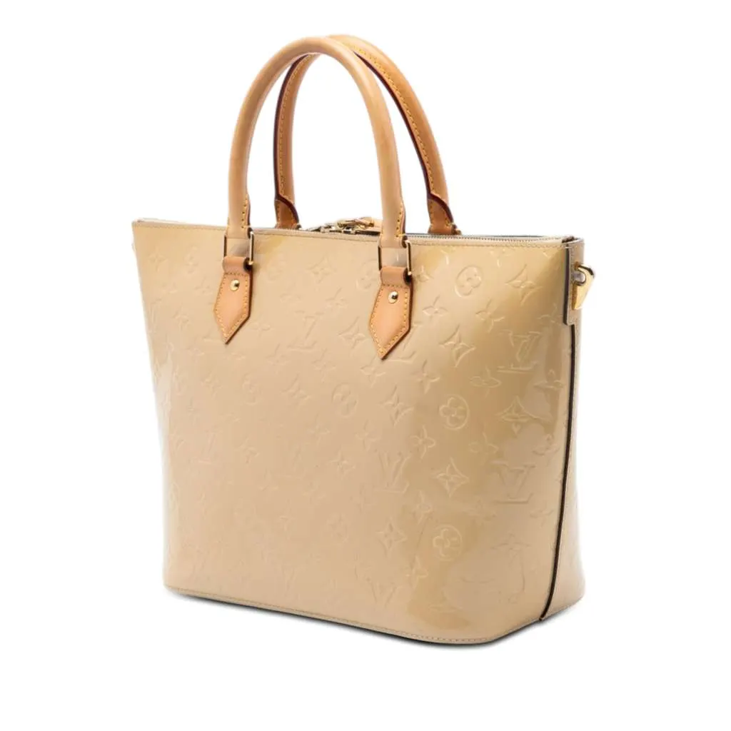 Louis Vuitton Monogram Vernis Montebello MM Beige Leather Very good - Back View