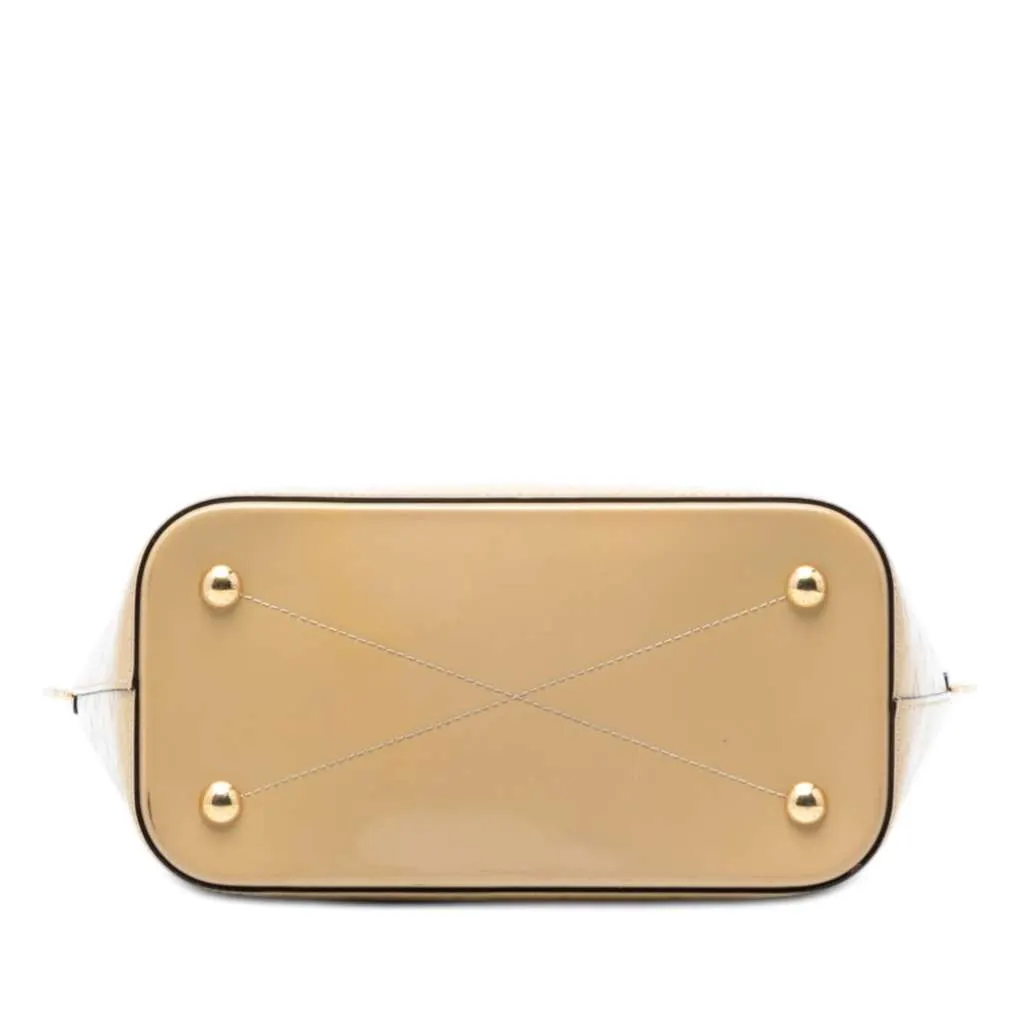Louis Vuitton Monogram Vernis Montebello MM Beige Leather Very good - Inside View
