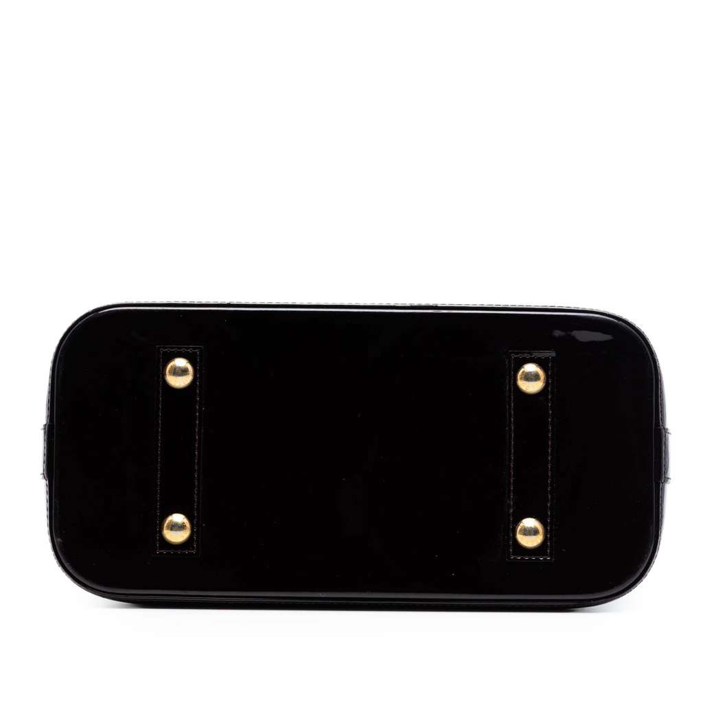 Louis Vuitton Monogram Vernis Alma PM Purple Leather Good condition - Inside View