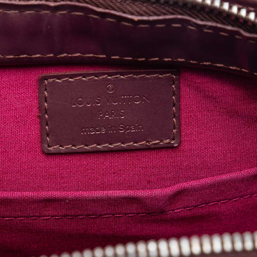 Louis Vuitton Monogram Mat Alston Red Leather Good condition - Box View