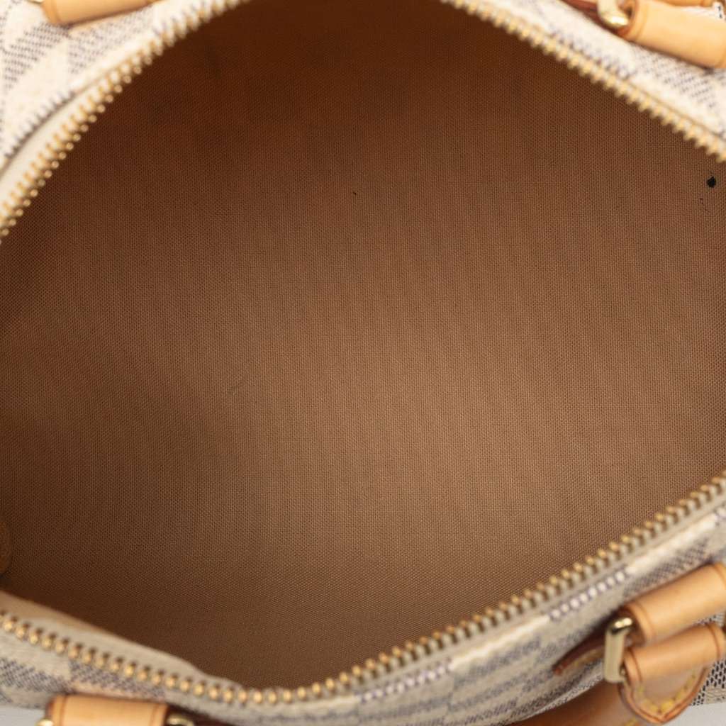 Louis Vuitton Damier Azur Speedy 25 White Good condition - Model View