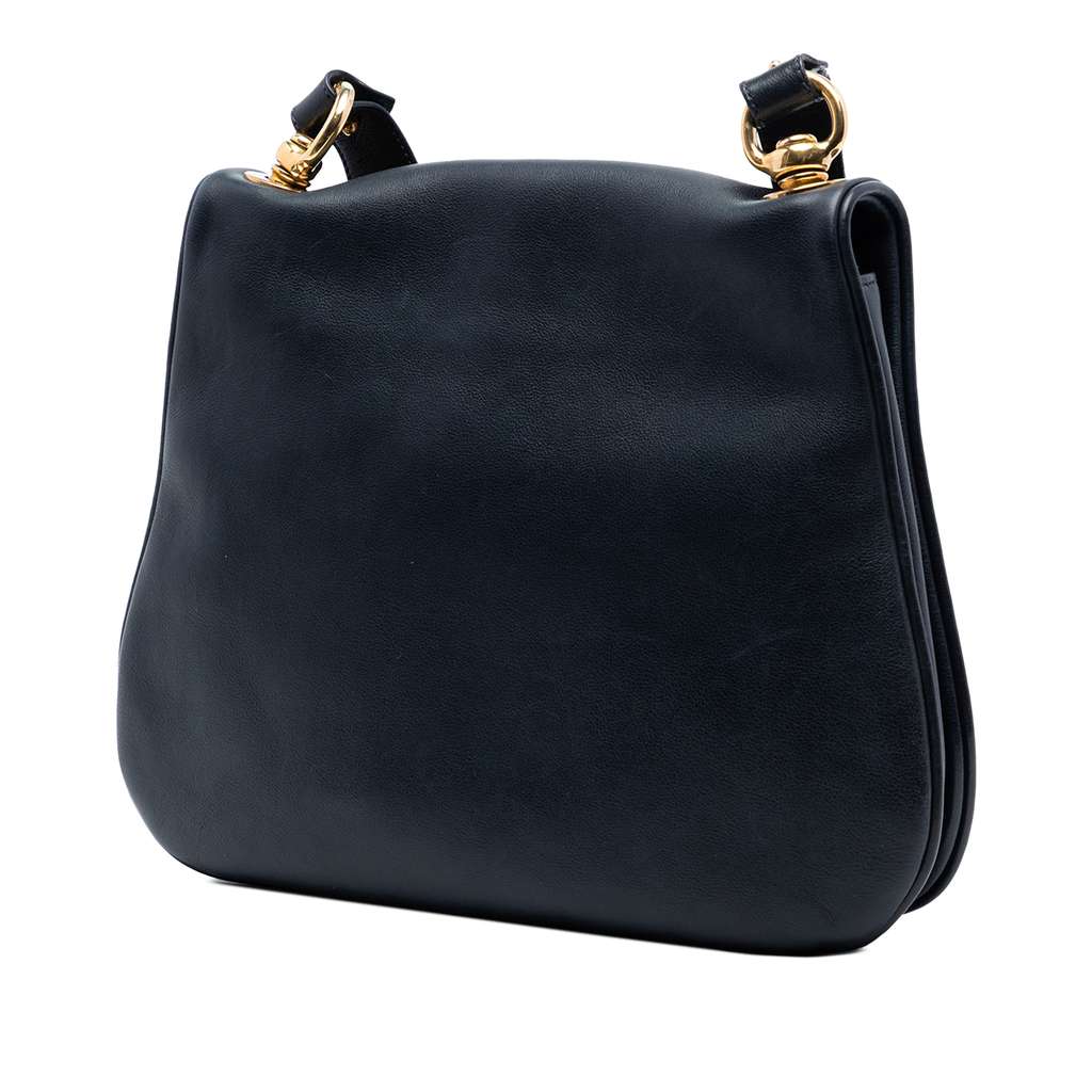 Gucci Medium Leather Blondie Crossbody Blue Leather Good condition - Back View