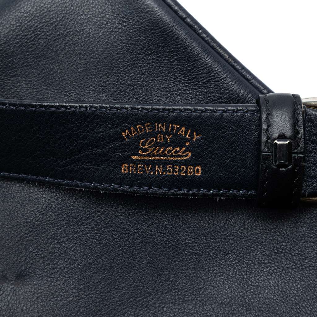 Gucci Medium Leather Blondie Crossbody Blue Leather Good condition - Box View