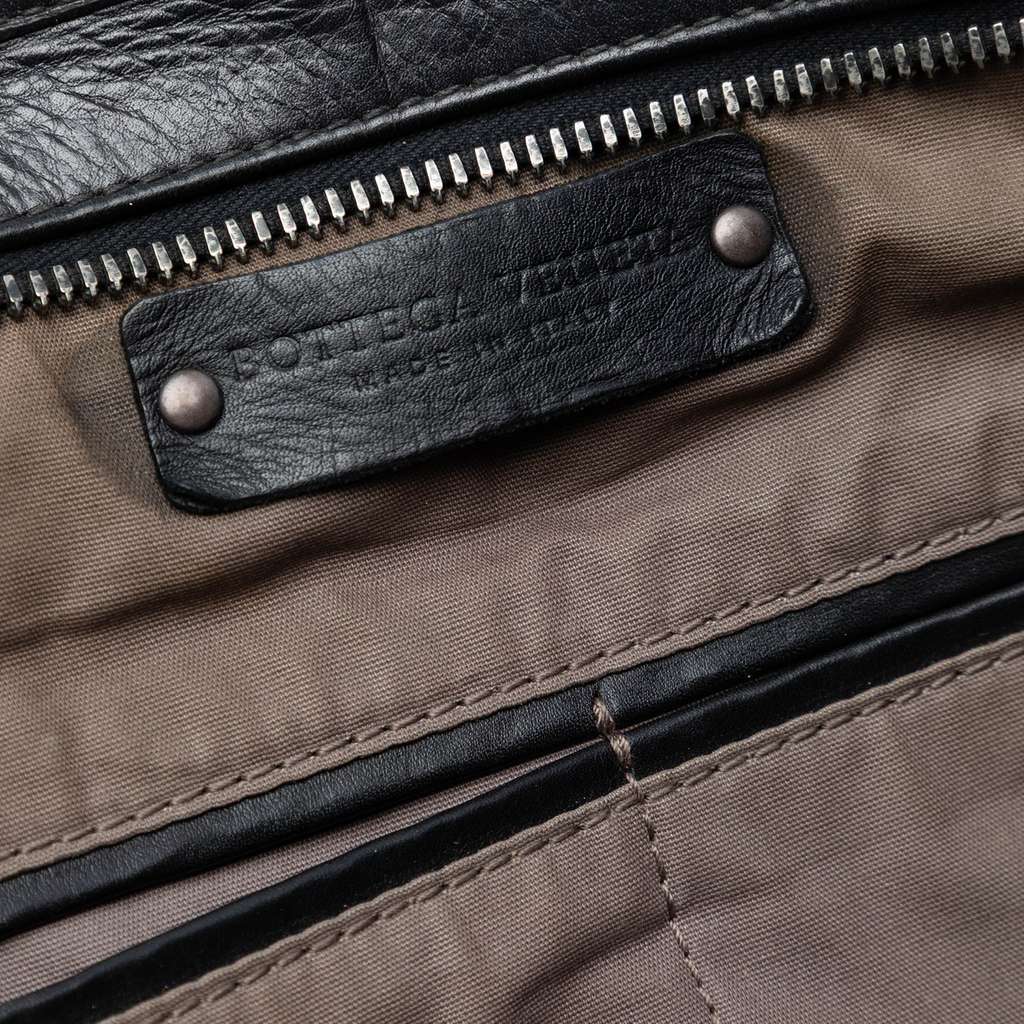 Bottega Veneta Nappa Intrecciato Briefcase Black Leather Good condition - Box View