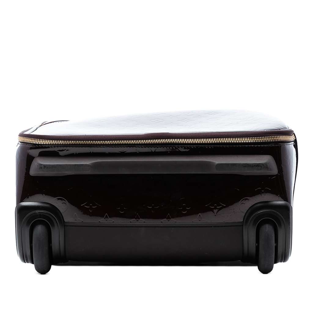 Louis Vuitton Monogram Vernis Pegase 45 Purple Leather Good condition - Inside View