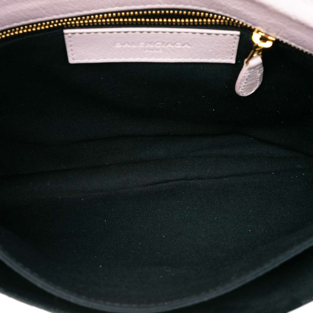 Balenciaga Lambskin Motocross Giant 12 Envelope Clutch Pink Leather Good condition - Model View